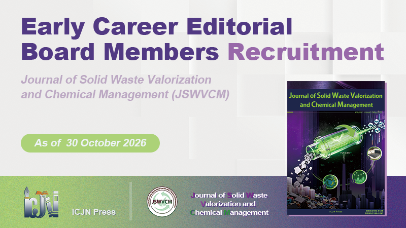 Recruiting Early Career Editorial Board Members