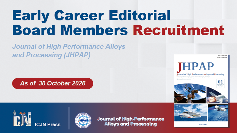 Recruiting Early Career Editorial Board Members